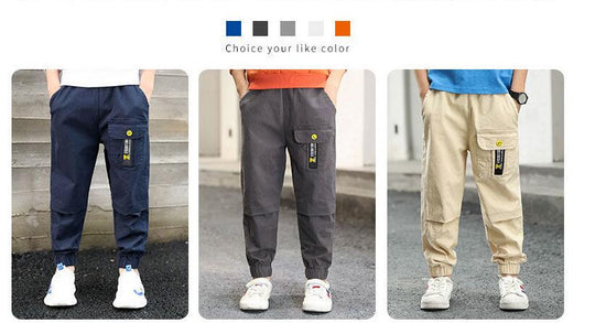 Boys' Casual Pants Spring And Autumn Decoration Body - YLORESHOP