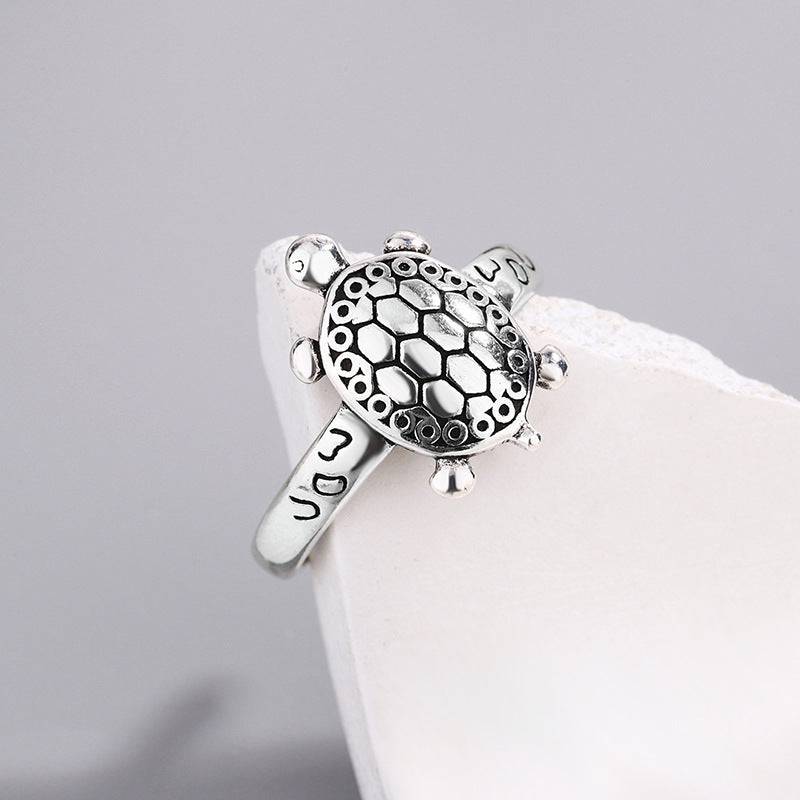 Retro Old Turtle Ring Artistic Personality Versatile Opening - YLORESHOP