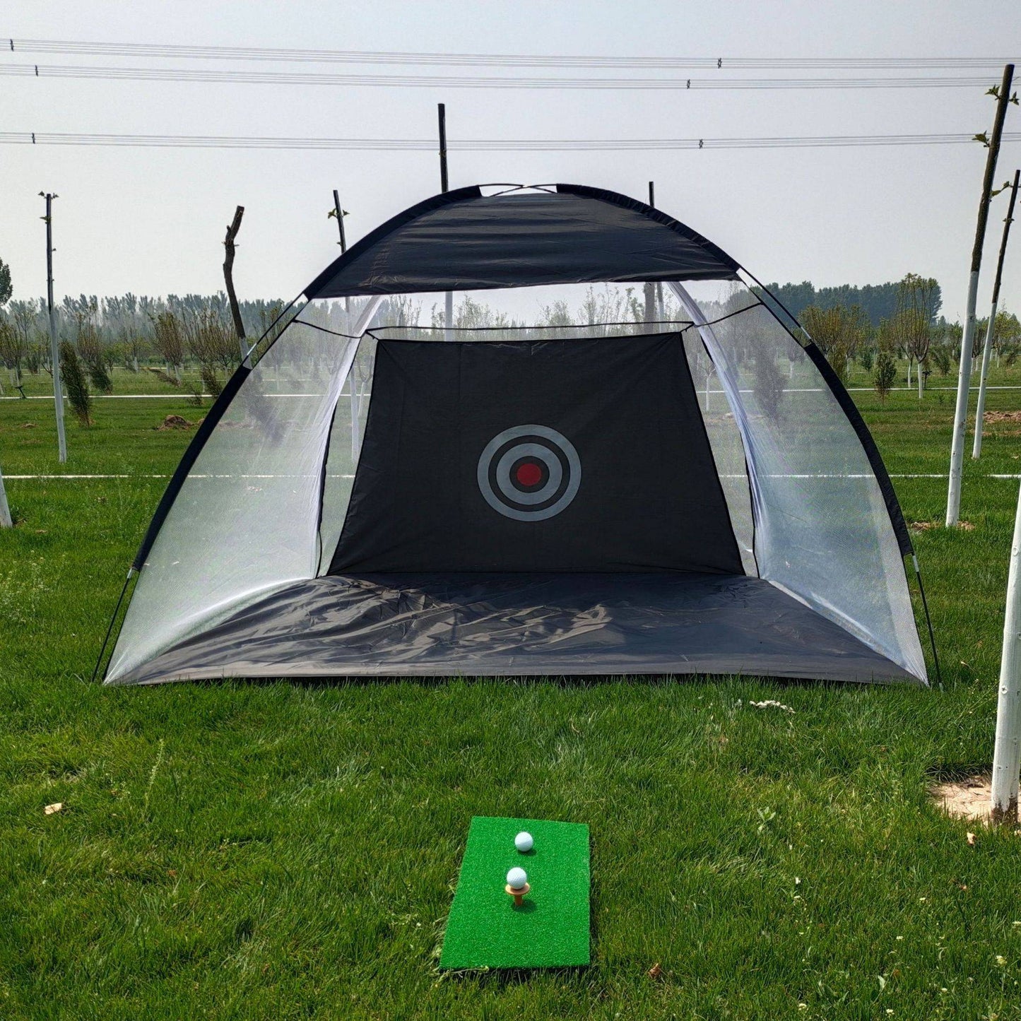 Golf Practice Net Tent Golf Hitting Cage Garden Grassland Practice Tent Golf Training Equipment Mesh Outdoor - YLORESHOP