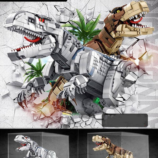 Ragazzo Dinosauro Building Blocks Meccanico Tyrannosaurus Rex Puzzle Toy Assembly