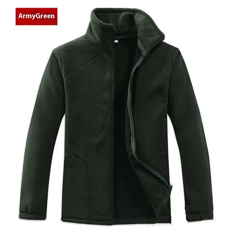 Middle-aged And Elderly Men's Upperwear Warm Sweater Coat