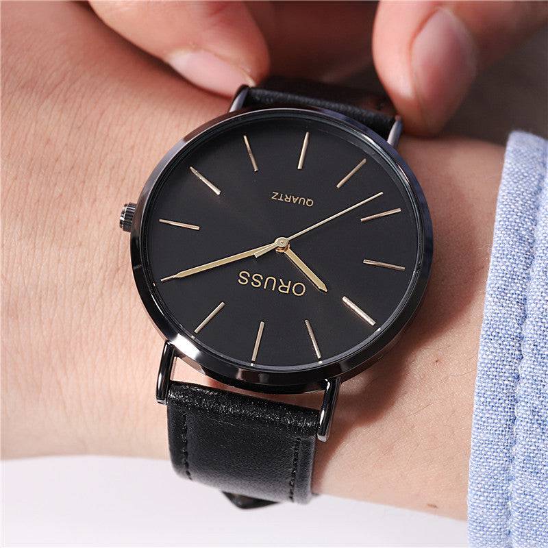 Men's Light Luxury Ultra-thin Belt Watch - YLORESHOP