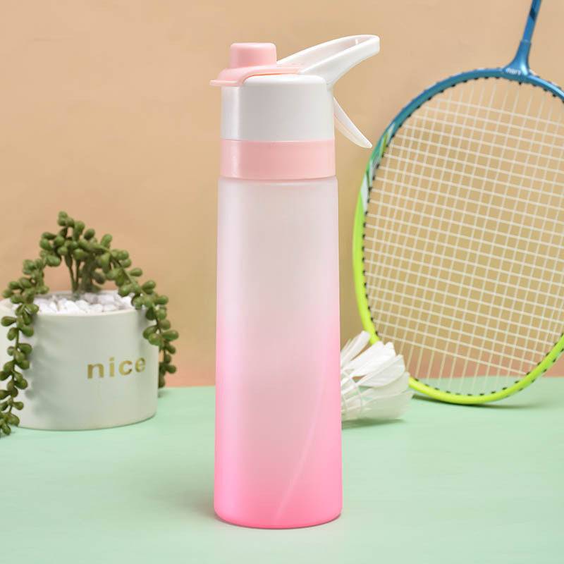 Spray Water Bottle For Girls Outdoor Sport Fitness Water Cup Large Capacity Spray Bottle Drinkware Travel Bottles Kitchen Gadgets - YLORESHOP