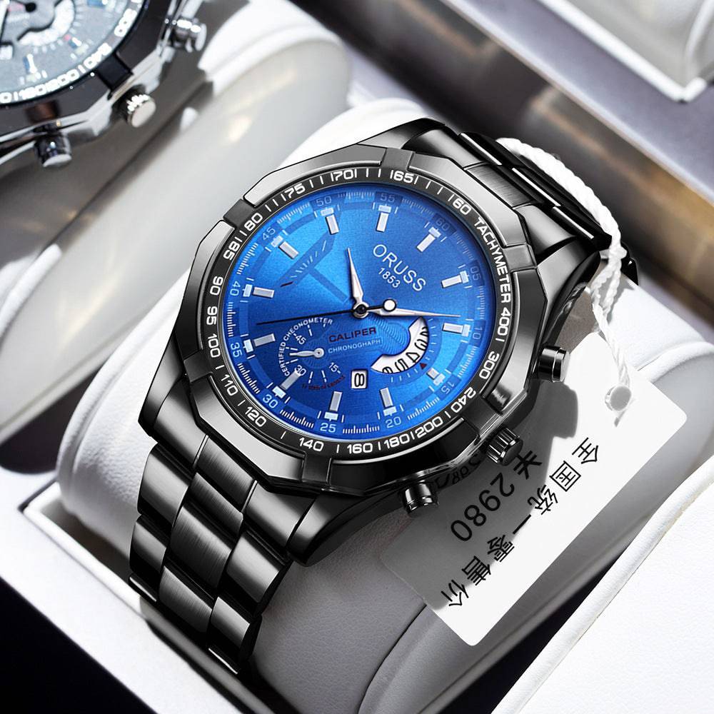 Automatic Movement Watch Men's Calendar Waterproof Luminous Watch - YLORESHOP