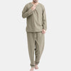 Thin, breathable and loose-fitting two-piece casual pajamas