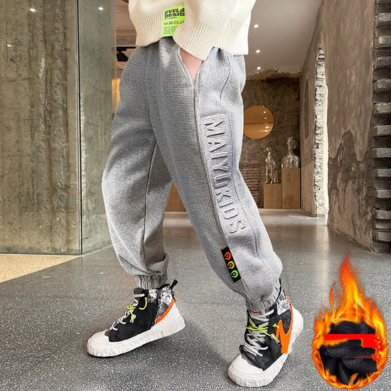Winter sweatpants for children and boys - YLORESHOP