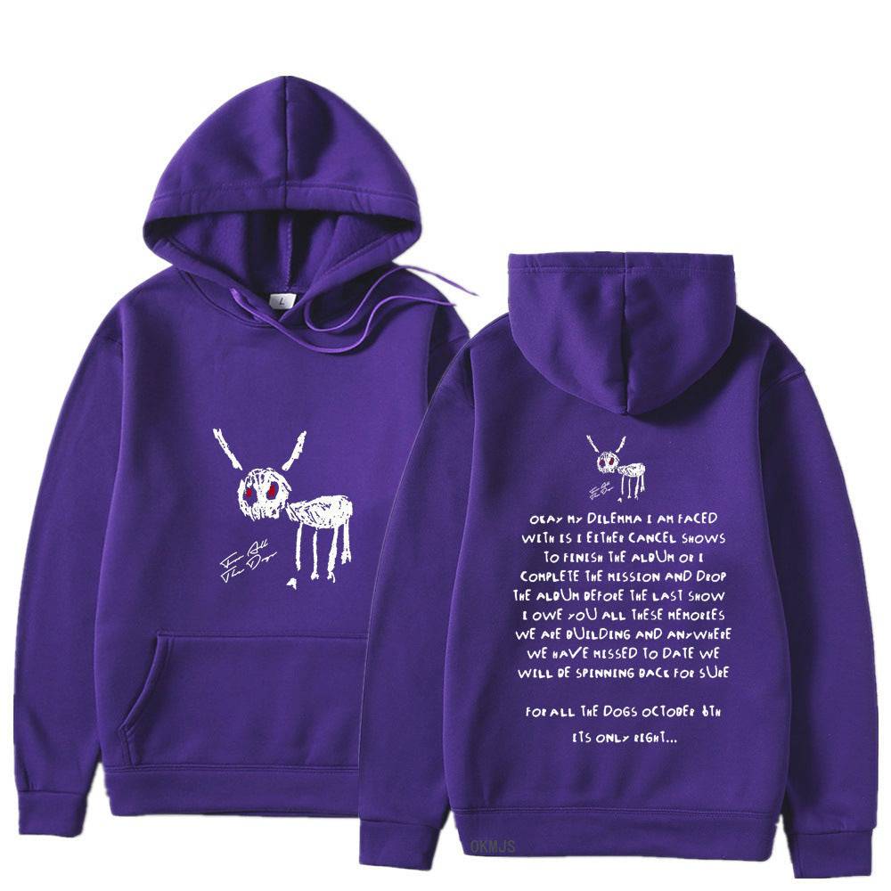 Rapper Drake For All The Dogs Letter Hoodie - YLORESHOP