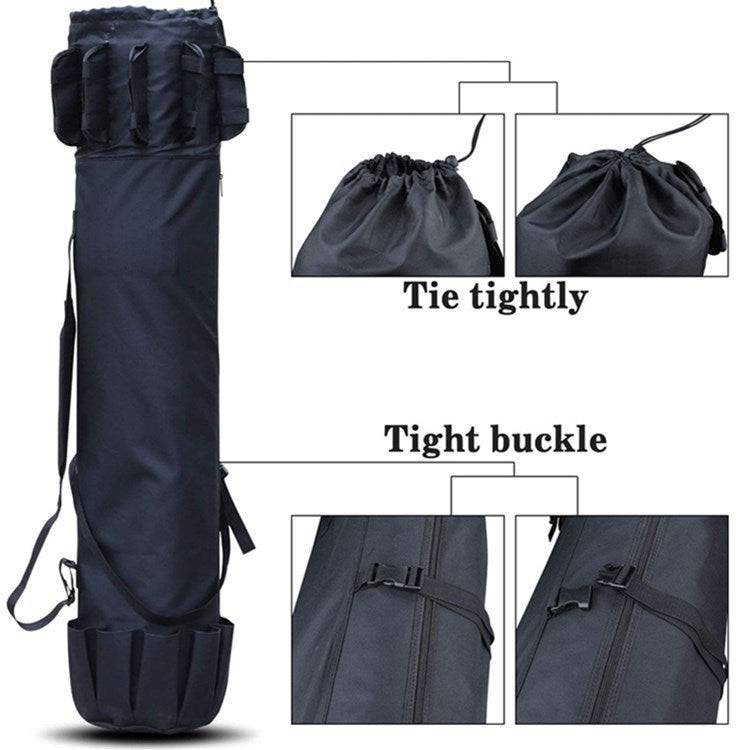 Cylinder Outdoor Fishing Bag Multifunctional Fishing Rod Bag Sea Rod Fishing Gear Storage Bag - YLORESHOP