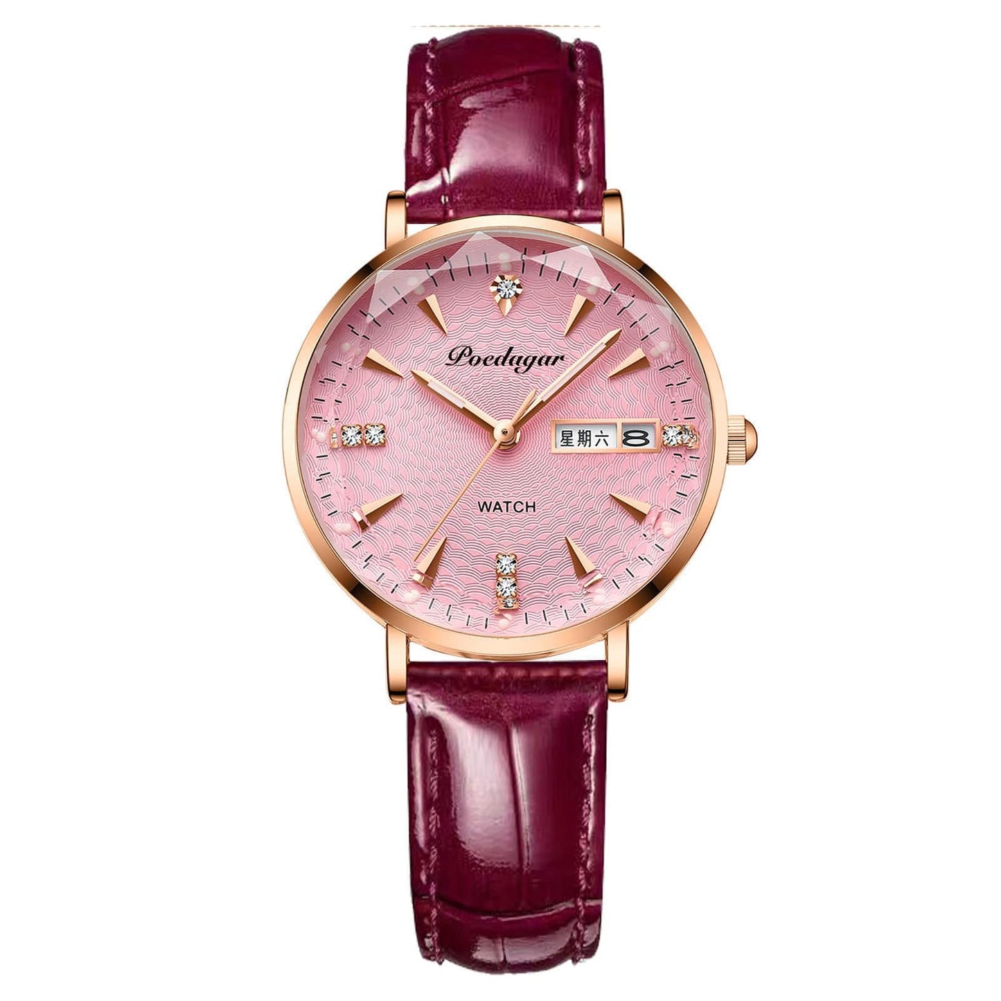 Women's Watch Double Calendar Quartz - YLORESHOP