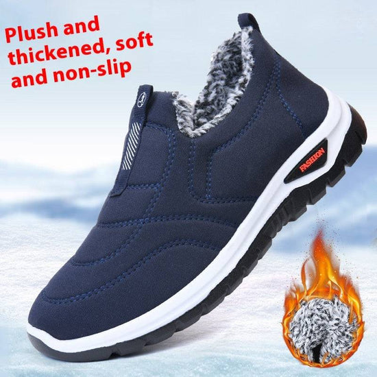 Female Fleece-lined Thickening Thermal Cotton Shoes - YLORESHOP