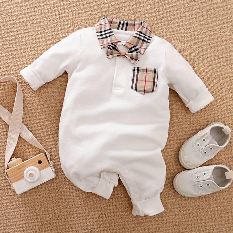 Gentleman's Baby Clothes, Long-sleeved Baby Clothes, Gentleman's Romper - YLORESHOP