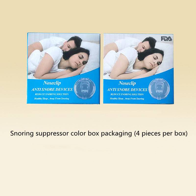 Silicone Magnetic Anti Snore Stop Snoring Nose Clip Sleep Tray Sleeping Aid Apnea Guard Night Device - YLORESHOP