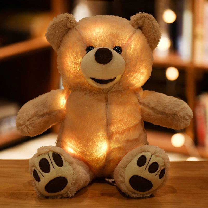 Led Light Up Teddy Bear Doll Pillow Light Up Plush Toy - YLORESHOP