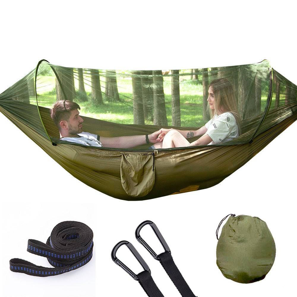 Fully Automatic Quick Opening Hammock With Mosquito Net - YLORESHOP