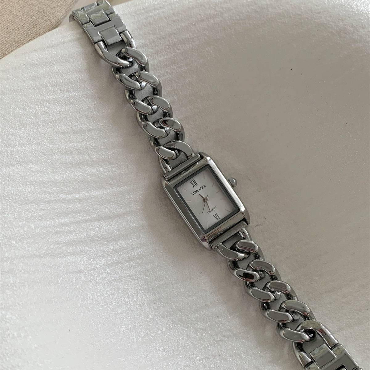 Classic Simple Design Chain Watch Female - YLORESHOP