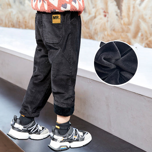 Fashion New Winter Big Children's Corduroy Trousers - YLORESHOP