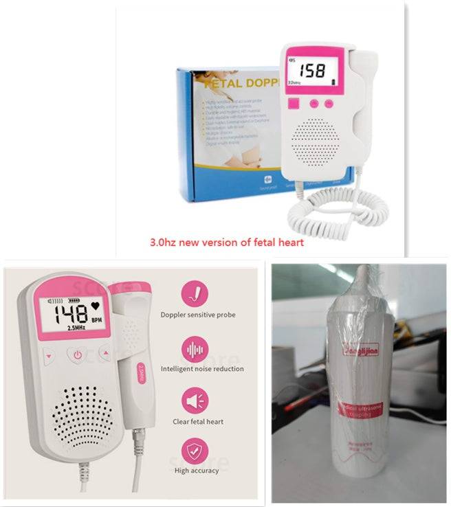 Fetal Heart Rate Monitor Home Pregnancy Baby Fetal Sound Heart Rate Detector - YLORESHOP