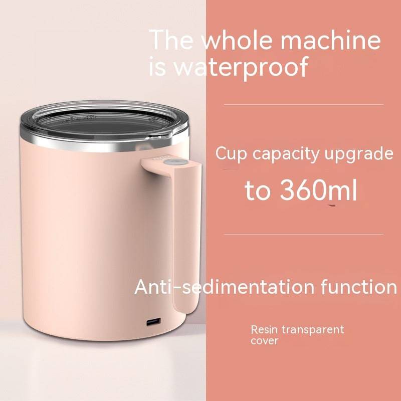 Portable Smart Magnetic Automatic Mixing Coffee Cup Rechargeable Rotating Home Office Travel Stirring Cup - YLORESHOP