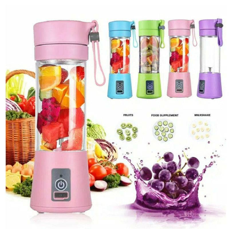 Portable Blender With USB Rechargeable Mini Kitchen Fruit Juice Mixer Home Simple Portable Electric Mini Juicer - YLORESHOP