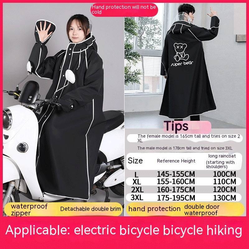 Electric Bike Raincoat Riding Rain-proof - YLORESHOP