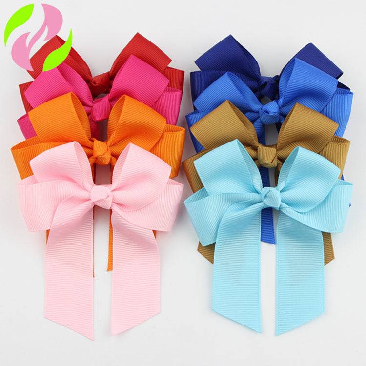 European And American Children Hairpin Ornament Four-ear Ribbon - YLORESHOP