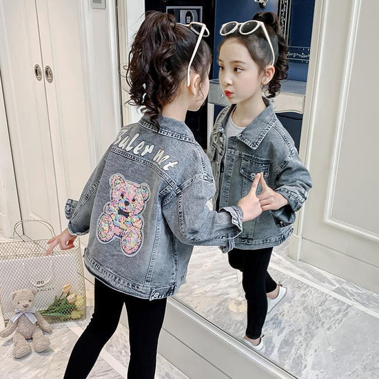 Cartoon Jacket Clothes Children Denim Tops - YLORESHOP