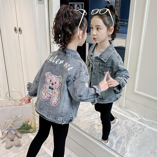 Cartoon Jacket Clothes Children Denim Tops - YLORESHOP