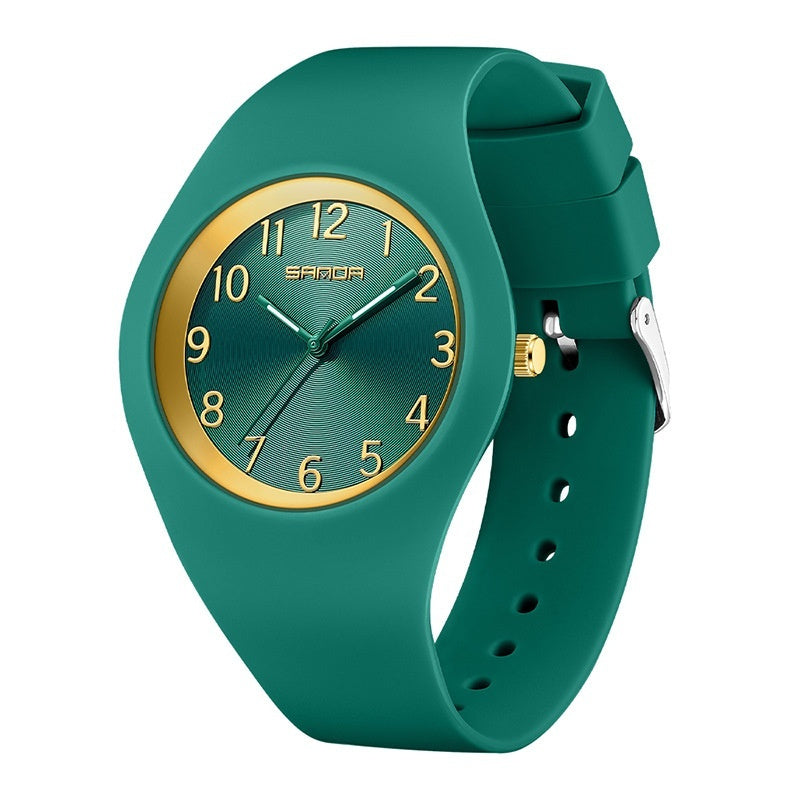 Student Thin And Light Silicone Strap Waterproof Simple Fashion Electronic Watch - YLORESHOP