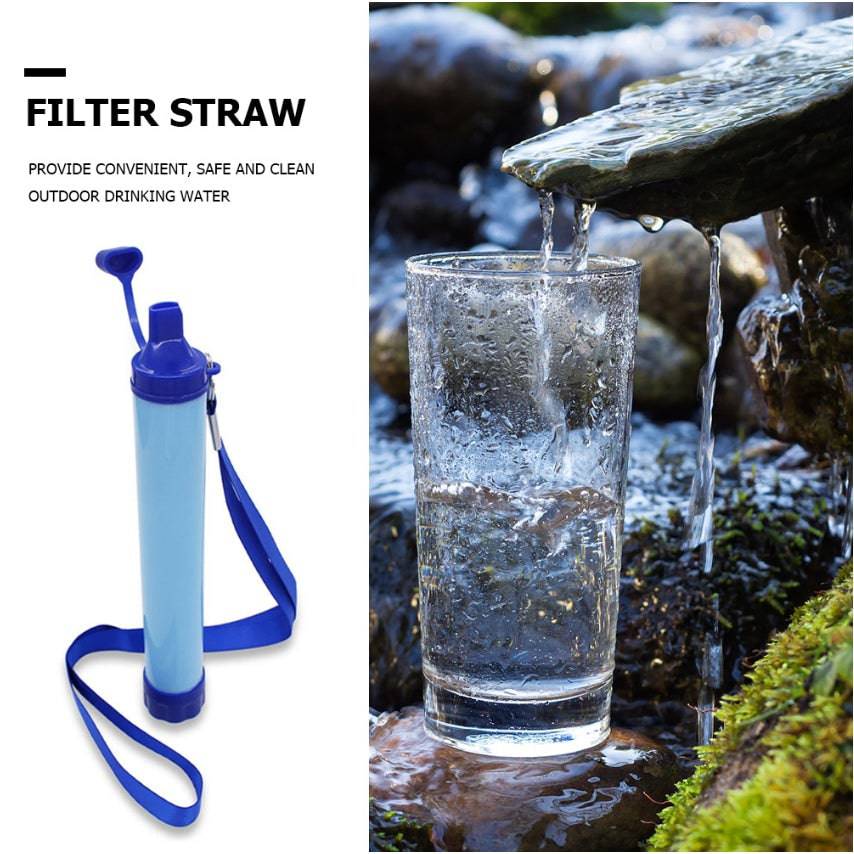 Water Filters Straw Hiking Camping Outdoor Travel Personal Emergency Survival Tools Summer Life Straw - YLORESHOP