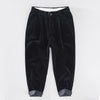Pantaloni casual larghi in velluto a coste nuovi alla moda da uomo