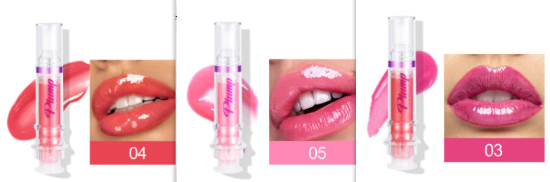 New Tube Lip Rich Lip Color Slightly Spicy Lip Honey Lip Glass Mirror Face Lip Mirror Liquid Lipstick - YLORESHOP