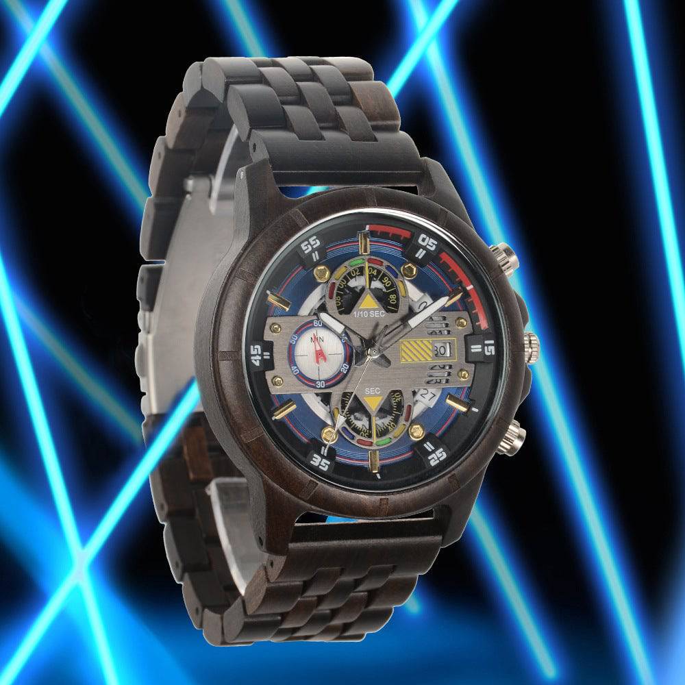 Multi-function Quartz Watch Men - YLORESHOP