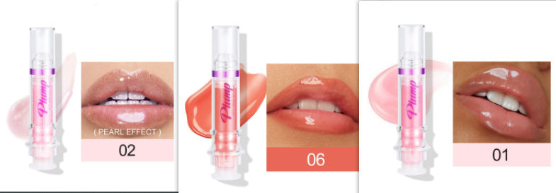 New Tube Lip Rich Lip Color Slightly Spicy Lip Honey Lip Glass Mirror Face Lip Mirror Liquid Lipstick - YLORESHOP