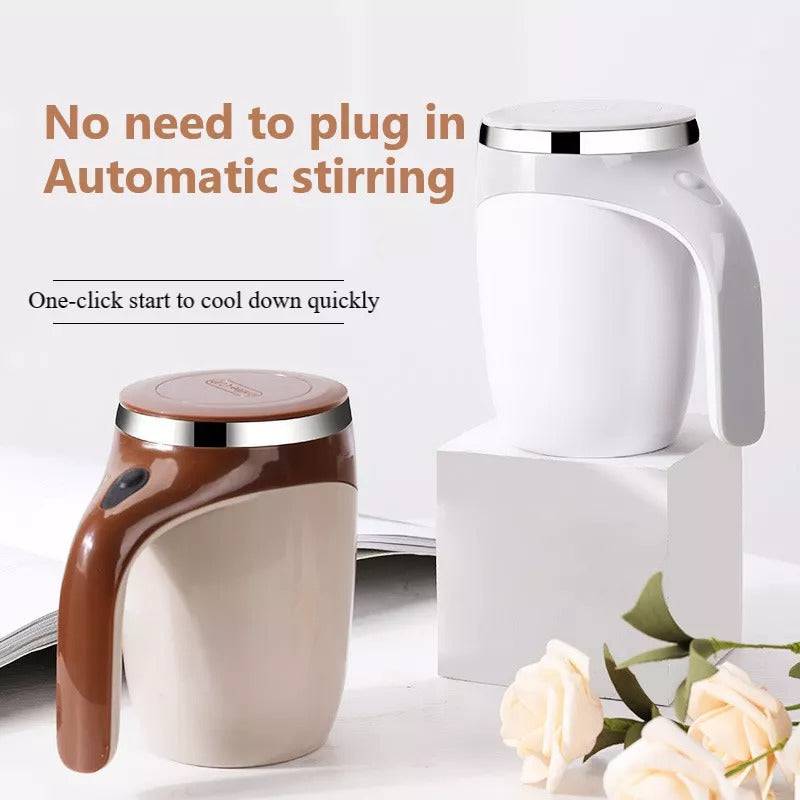 Rechargeable Model Automatic Stirring Cup Coffee Cup High Value Electric Stirring Cup Lazy Milkshake Rotating Magnetic Water Cup - YLORESHOP