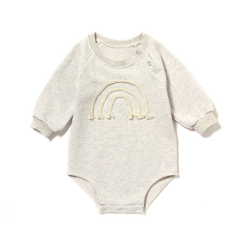 Spring And Autumn Romper R Baby Long Sleeve Waffle - YLORESHOP