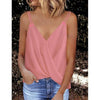 Women's Summer Solid Color V-neck Brace Top - YLORESHOP