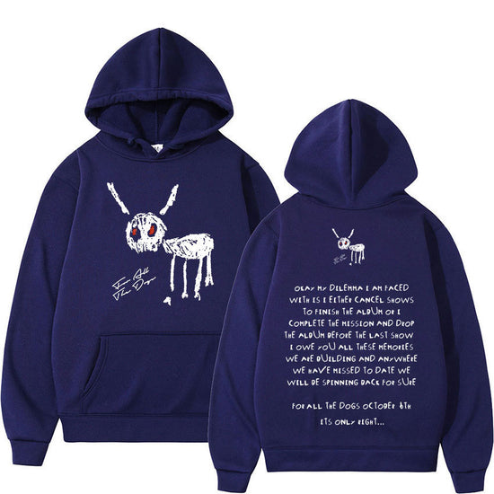 Rapper Drake For All The Dogs Letter Hoodie - YLORESHOP