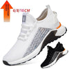 Men's Round Head Mesh Fabric Casual Shoelace Invisible Height Increasing - YLORESHOP