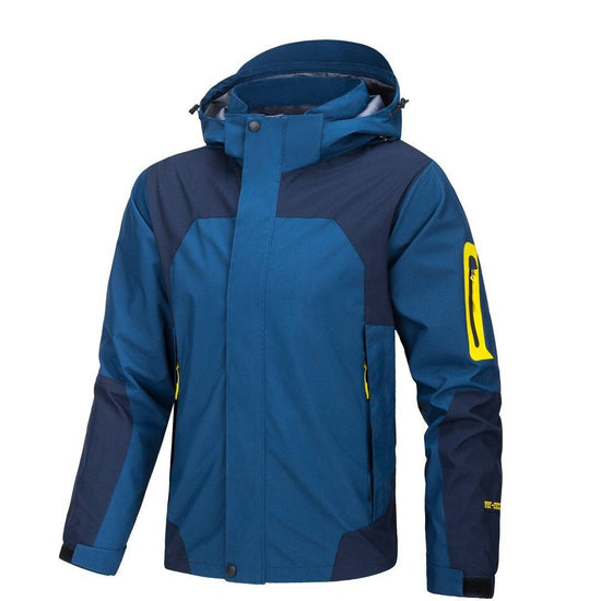 Shell Jacket Men's Jacket Thin Outdoor Windproof Waterproof Hooded Coat - YLORESHOP
