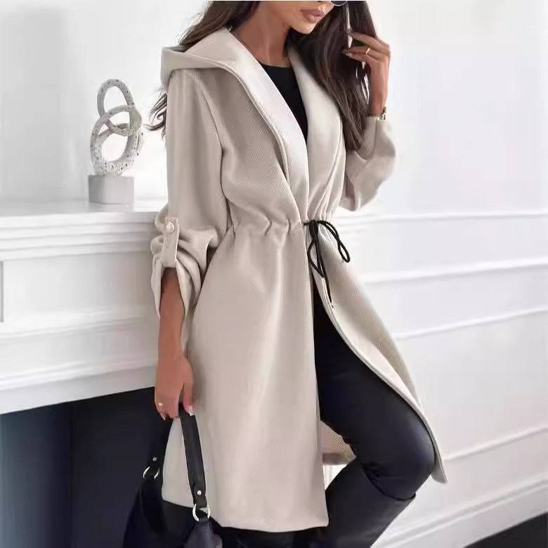 Cappotto autunno inverno casual a maniche lunghe da donna