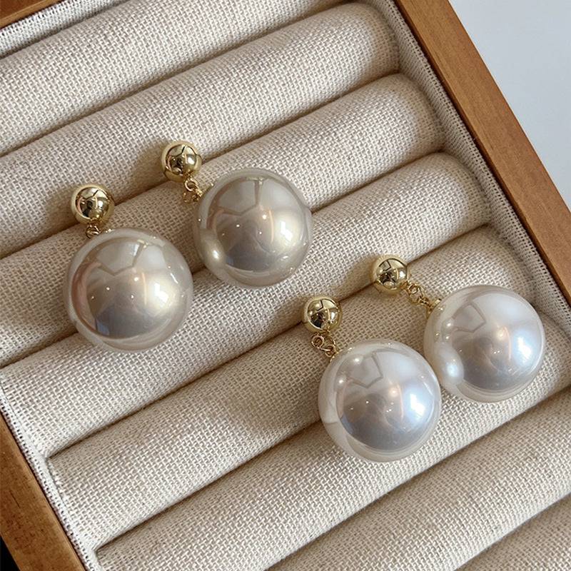 Niche Simple Pearl Stud Earrings Women - YLORESHOP