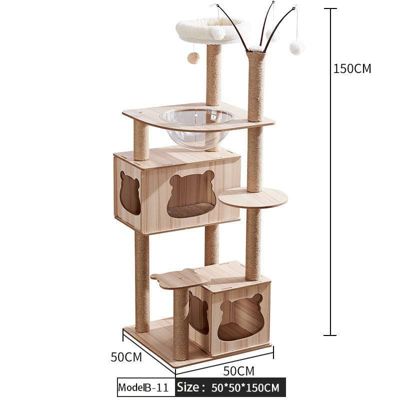 Cat Crawl Nest Scratching Board Forniture per alberi Capsula spaziale per giocattoli per animali domestici