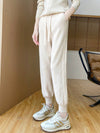 Autumn And Winter Wool Knitted Loose Slimming Loose Tapered Pants - YLORESHOP