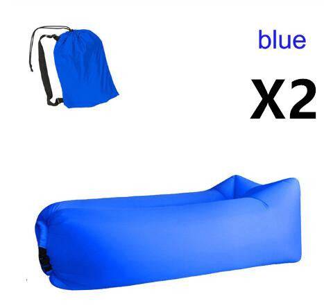 Outdoor Air Sofa Fast Inflatable Laybag Hangout Lounger Beach Air Bed Folding Sleeping Bag Lazy Sofa Lazy Air Sofa - YLORESHOP