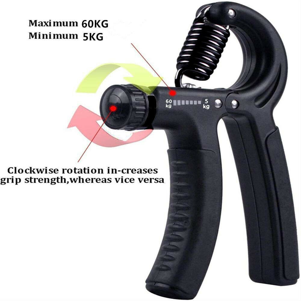 Hand Grip Adjustable Trainer Gripper Strengthener Gym Strength Exerciser Adjustable Heavy Gripper Fitness Hand Exerciser Grip Wrist Training Increase Strength Spring Finger Pinch Carpal Expander - YLORESHOP