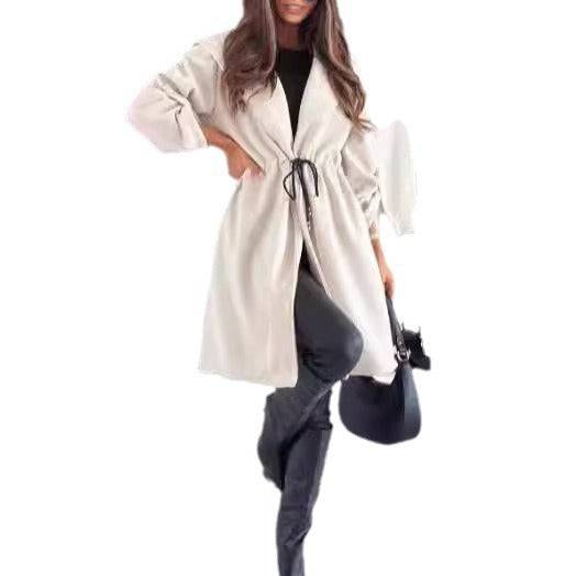 Cappotto autunno inverno casual a maniche lunghe da donna