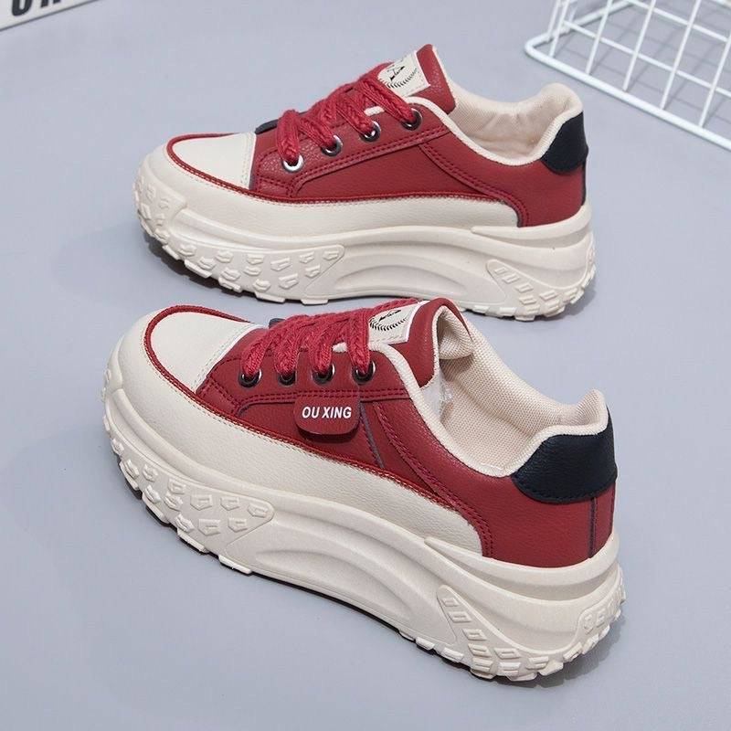 Casual Versatile Korean Style Height Increasing Breathable Sneaker