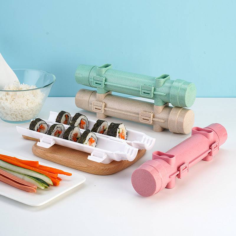 Kitchen DIY Sushi Making Machine Sushi Tool Sushi Maker Quick Sushi Bazooka Japanese Rolled Rice Meat Mold Bento Accessories - YLORESHOP