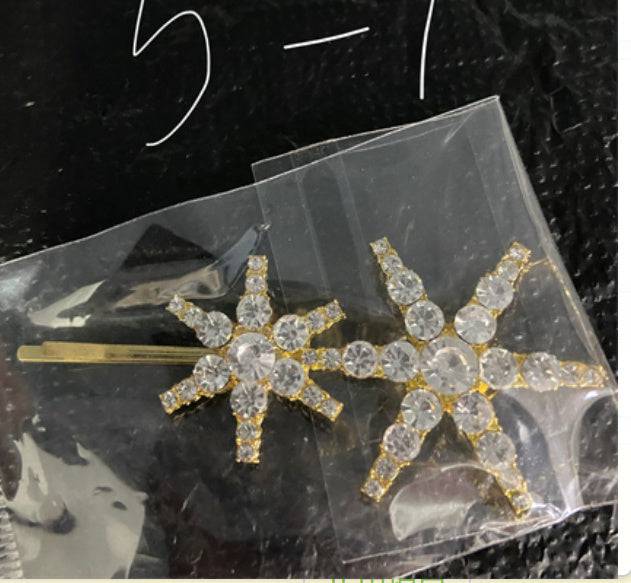 Star Hairpin Cute Trumpet Rhinestone Bobby Pin - YLORESHOP