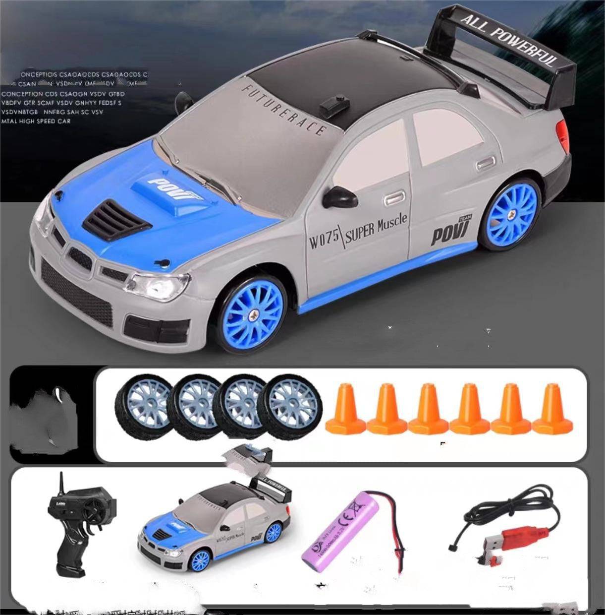 2.4G Drift Rc Auto 4WD RC Drift Auto Giocattolo di Controllo Remoto GTR Modello AE86 Veicolo Auto RC Auto da Corsa Giocattolo per I Bambini Regali Di Natale